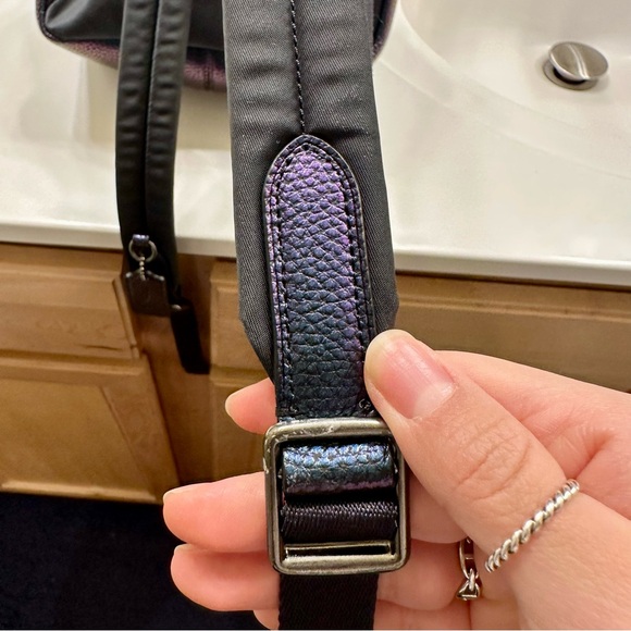 Coach Hologram Oil Slick Charlie Mini Backpack - Picture 10 of 17